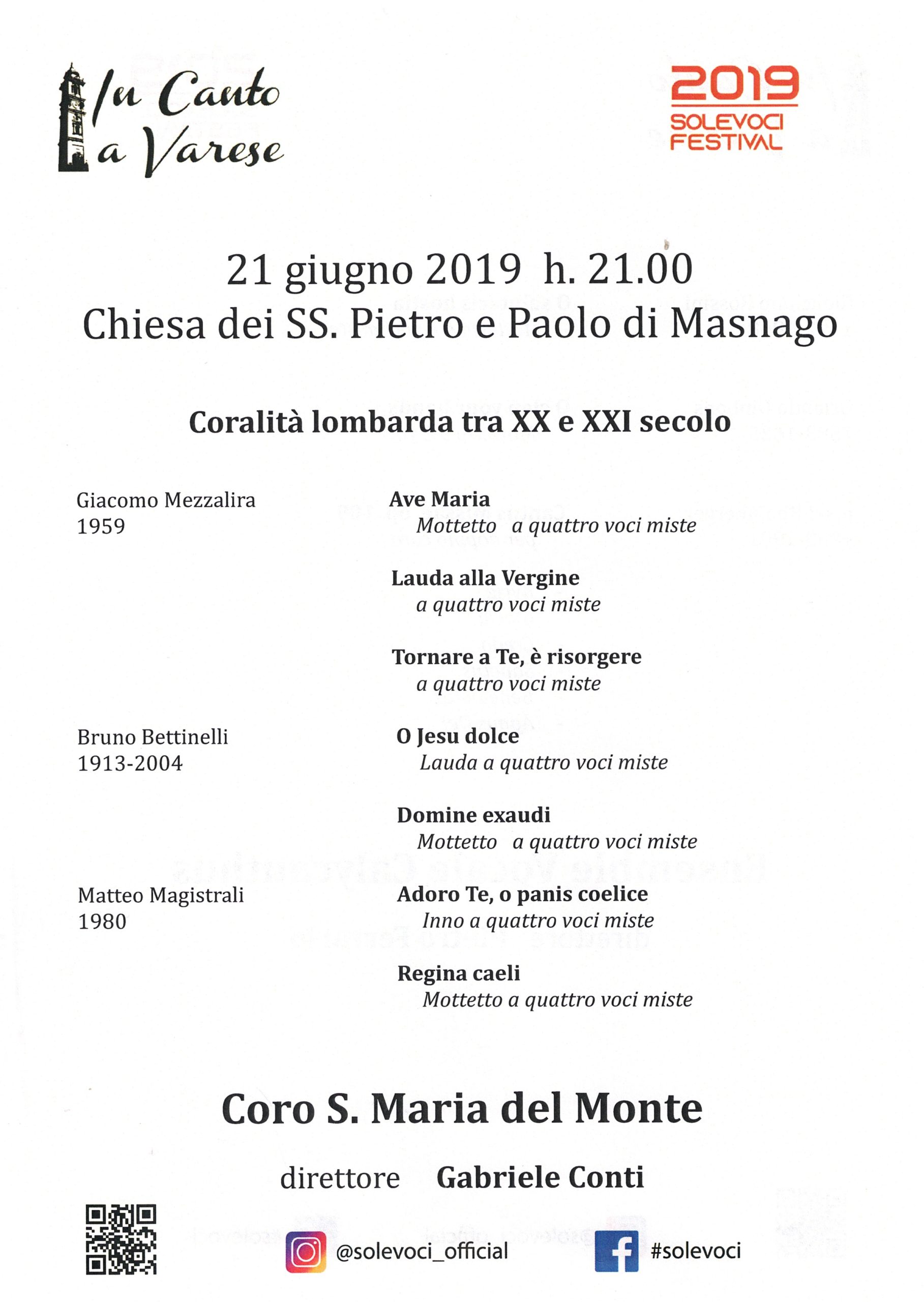 Concerto a Masnago