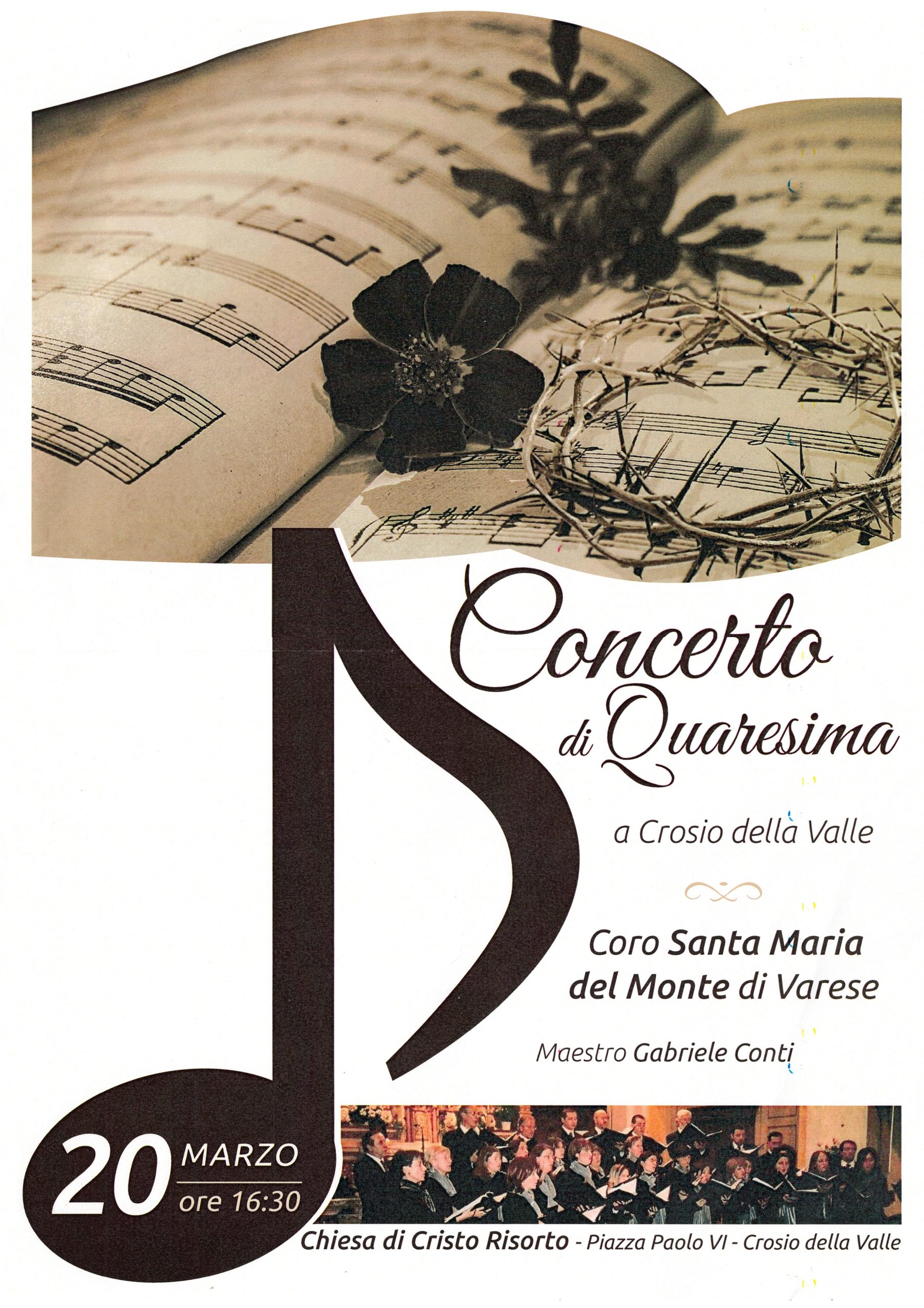 Concerto Quaresimale a Crosio della Valle